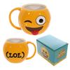 Funny Creative Cute Emoji Designed Ceramic Mug Coffee Kitchen Gift Barware