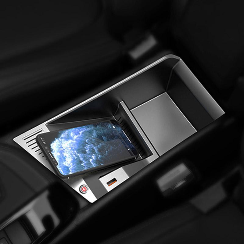 For BMW X1 2016-2023 Car Wireless Charger Fast Cell Phone Charging Plate Adapter Interior Auto Modification Accessories