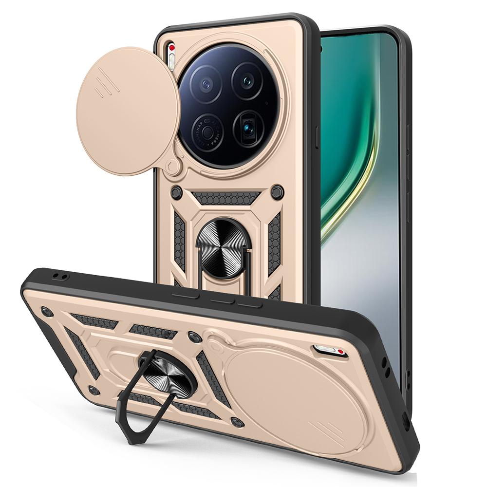 

Чохол для Tecno Camon 40 Premier 5G Чохол Слайд Захист камери Кільце-підставка Протиударна кришка Capa Funda Camon 40 Premier 5G золотий