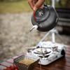 Portable Outdoor Stainless Steel Coffee Kettle with Extended Spout Adapter