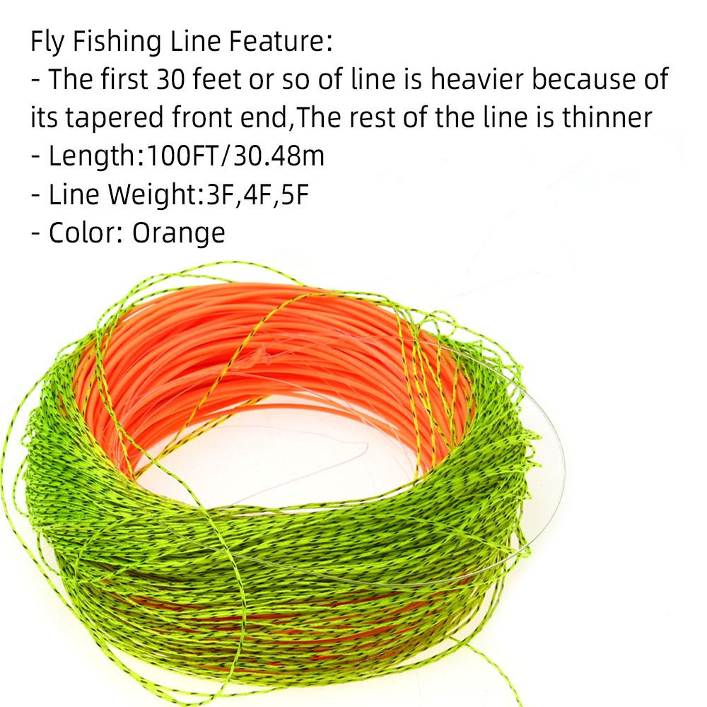 Pre-Assembled Fly Fishing Line Combo – Backing/Main/Leader Ready, Easy & Quick Setup for Fly Fishing Gear