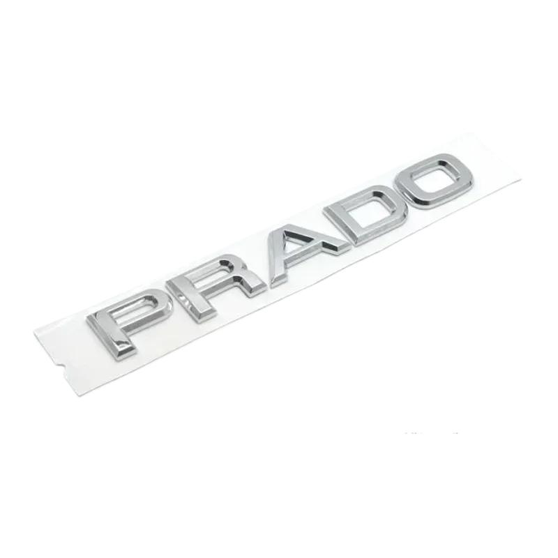 3D letters Emblem Trunk Sticker For Toyota prado Rear Sticker Tailgate Sticker Auto Tuning Accessories