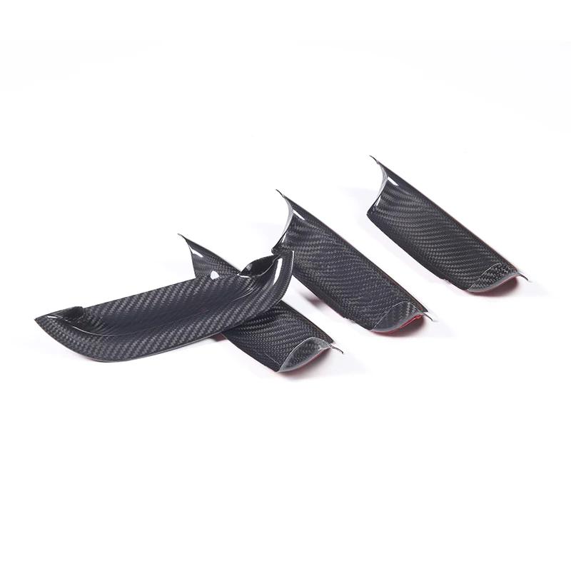Real Carbon Fiber Car Exterior Door Bowl Handle Cover Trim Stickers For Maserati Grecale 2022-2026 Auto Accessories