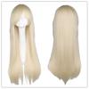 Long Straight Cosplay Wig Women Costume Party Black Red Ombre Heat Resistant Synthetic Hair Wigs