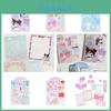 Cute And Fresh Cartoon Stationery Set Of 5 With Unique Envelopes And Sticky Notes