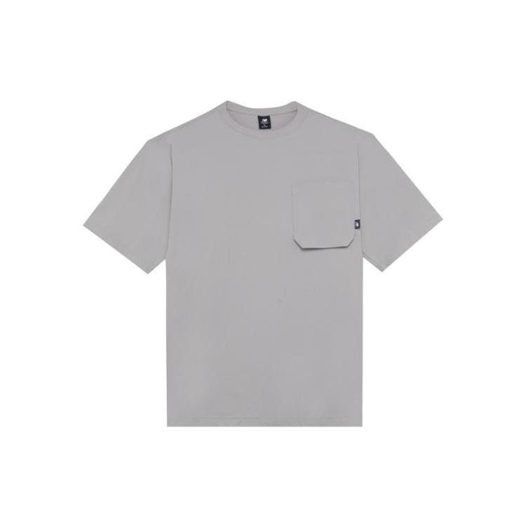 New Balance Logo Crew Neck Tee Asia Sizing Grey Men s AMT22364-SDE L