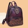 Printed Lady's Double Shoulder Bag - A Casual, Traditional Chinese Style, Large Capacity Work Bag for Women