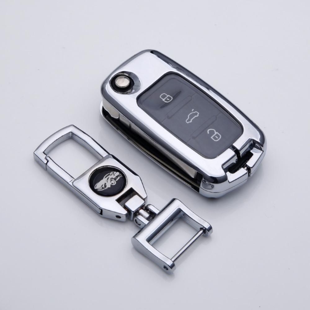 Premium for VW Key Case Full Wrap for Lavida Sagitar Bora Passat Lamando Santana Auto Accessories