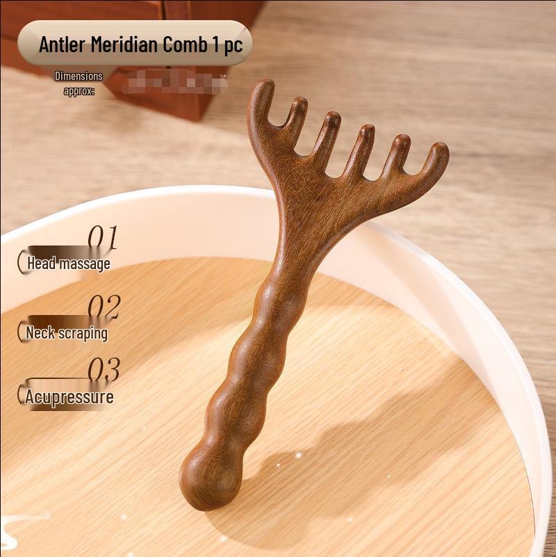 

Массажер для кожи головы «Пять когтей» и инструмент для терапии Гуа Ша для головы, плеч и шеи