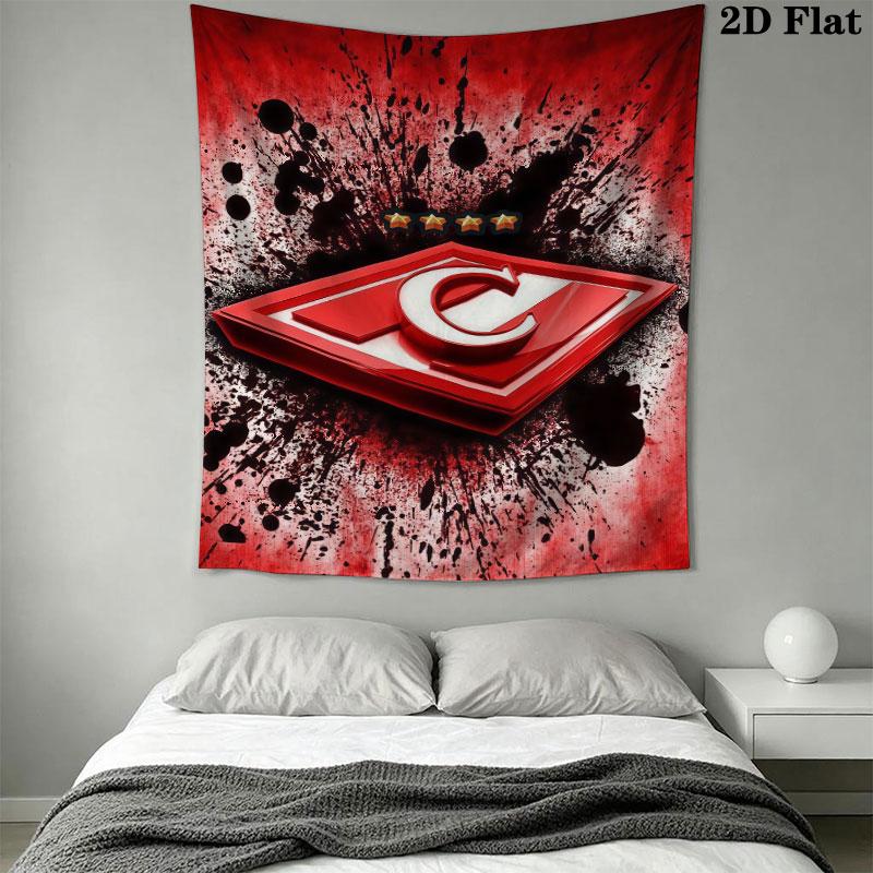 Spartak Moscow Dash Wall Hanging Printed Fabric Blanket Decorative Tapestries for Bedroom Living Room Home Decor