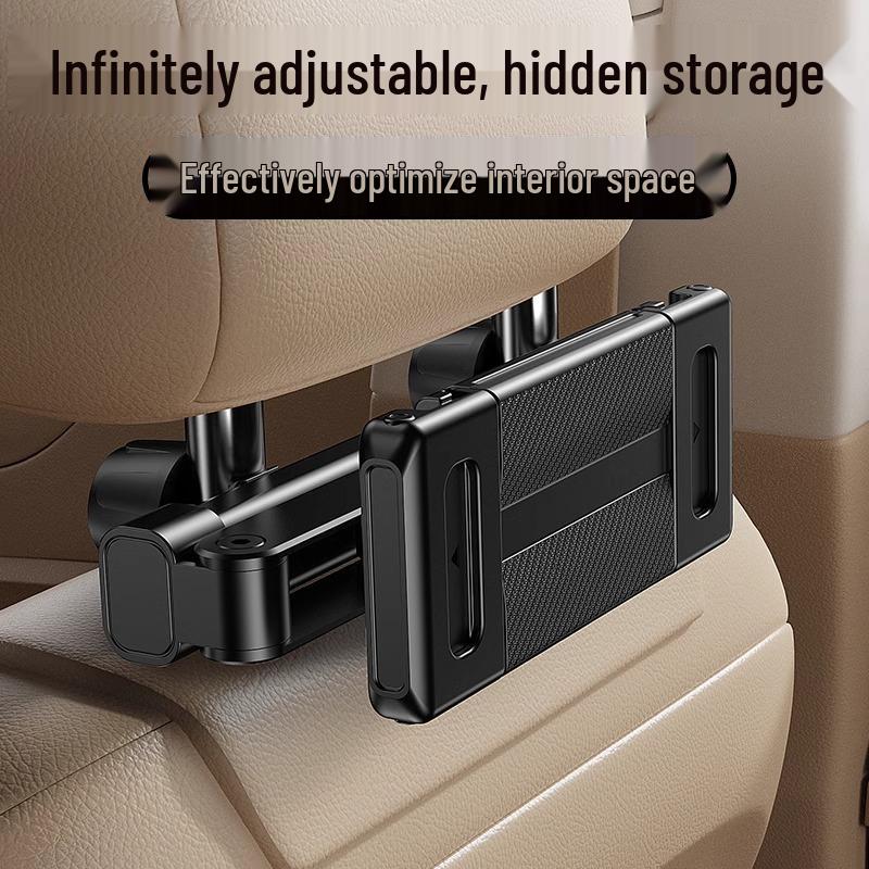 Multi-functional Rear Headrest Tablet and Phone Holder for Car