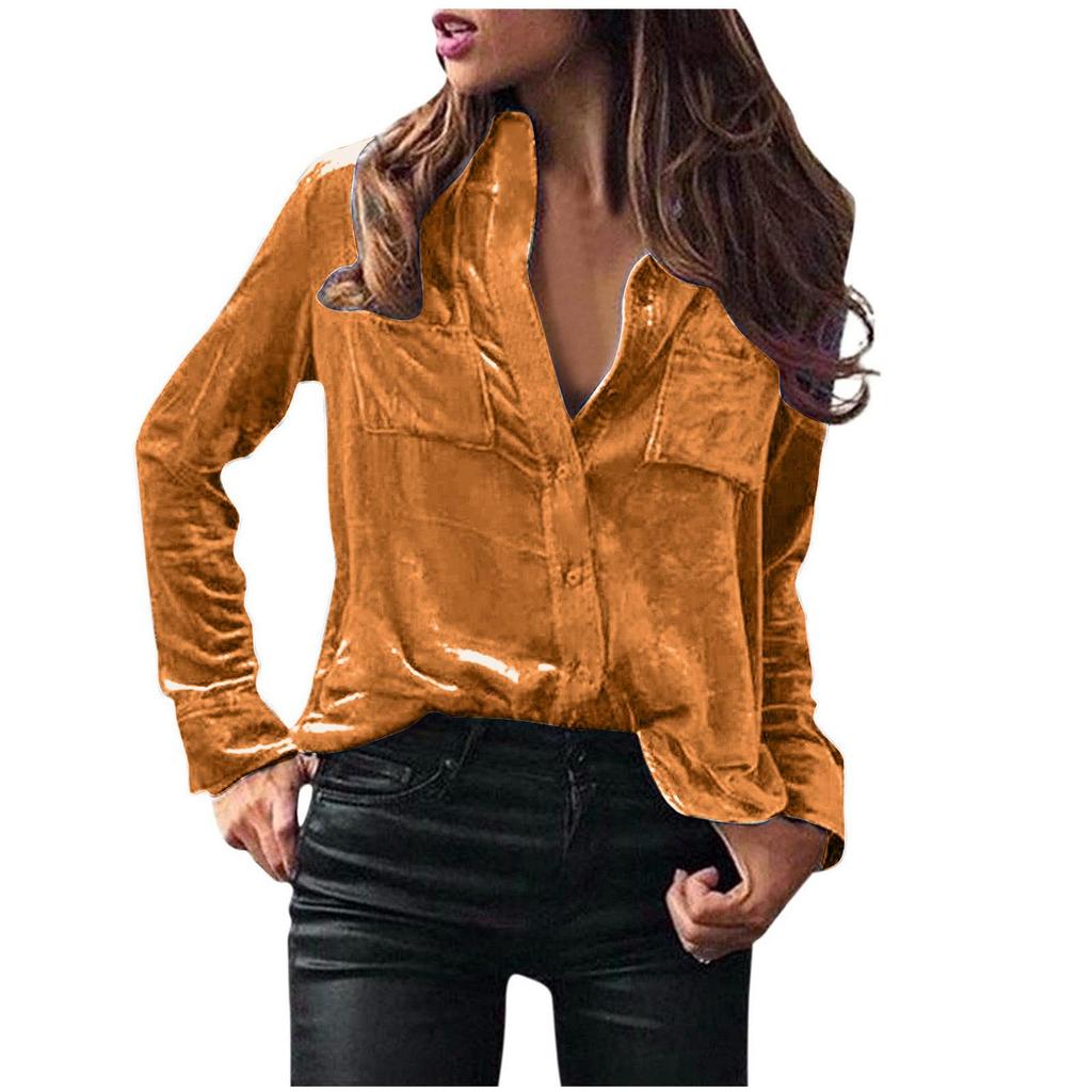 European & American Women's Fashion Long Sleeve Shirt - Spring Autumn Collection