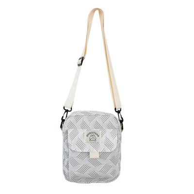 Crossbody Bag Shoulder Bag for Girl Women Japanese Style Travel Bag Fashion LeisureSquare Bag Adjustable Shoulder Belt  White