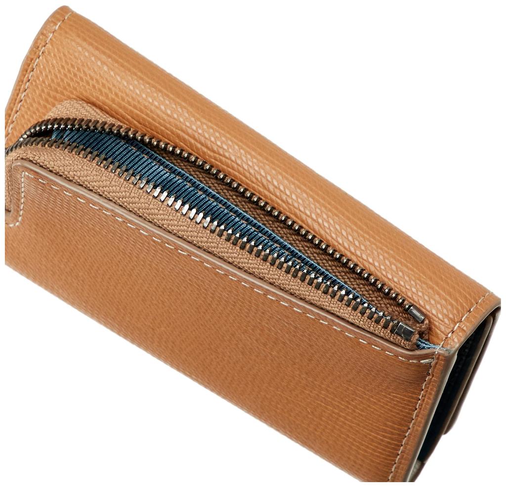 Lanvin en Bleu Men's Stampa Key Case, Camel