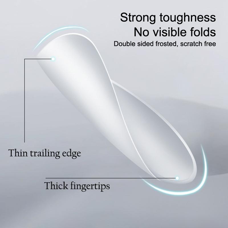 100Pcs Press On Nail Tips Full Cover Ultra-Thin False Nails Patches Gel Nails Extension System Clear Fake Nails Art Accessories