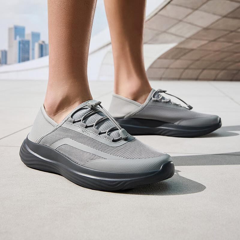 New Anta Abrasion Resistant Slip Resistant Low Top Training Shoes Men's Gray 912527776-3