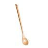 Long-Handled Wooden Spoon for Cooking Mixing Korean Miso Soup Sauce Honey - Ergonomic Kitchen Utensil4