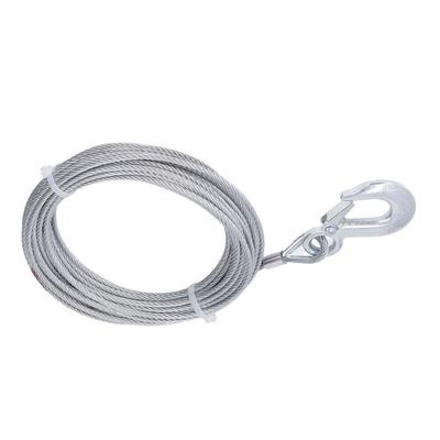 Cablu de Oțel cu Sârmă pentru Troliu din Oțel Inoxidabil cu Cârlig Cablu de Troliu din Oțel Cablu de Troliu Rezistent Pentru Tragere