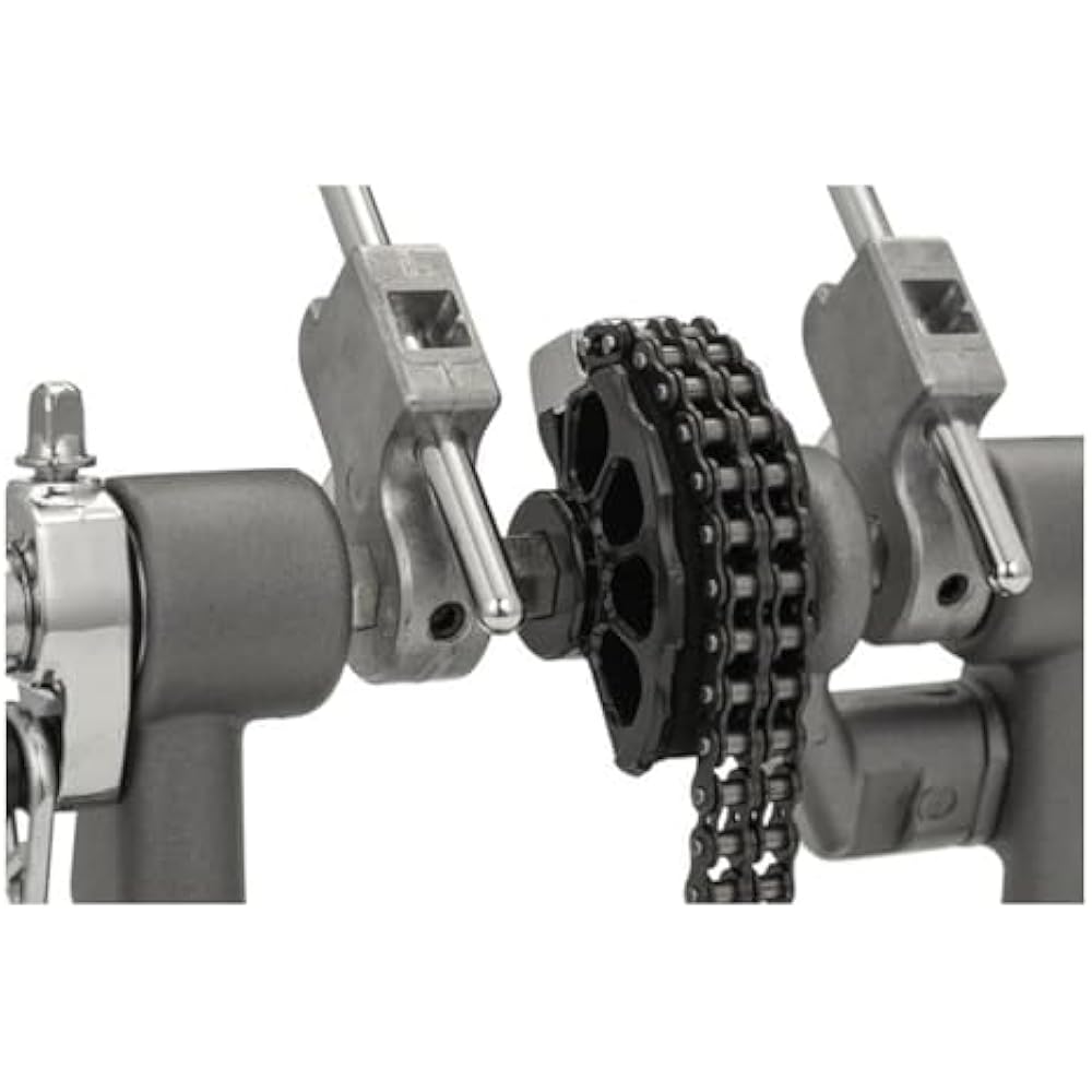 Pearl Pearl Drum Twin Pedal Eliminator Solo “BLACK” Round Cam Duo Beater P-1032