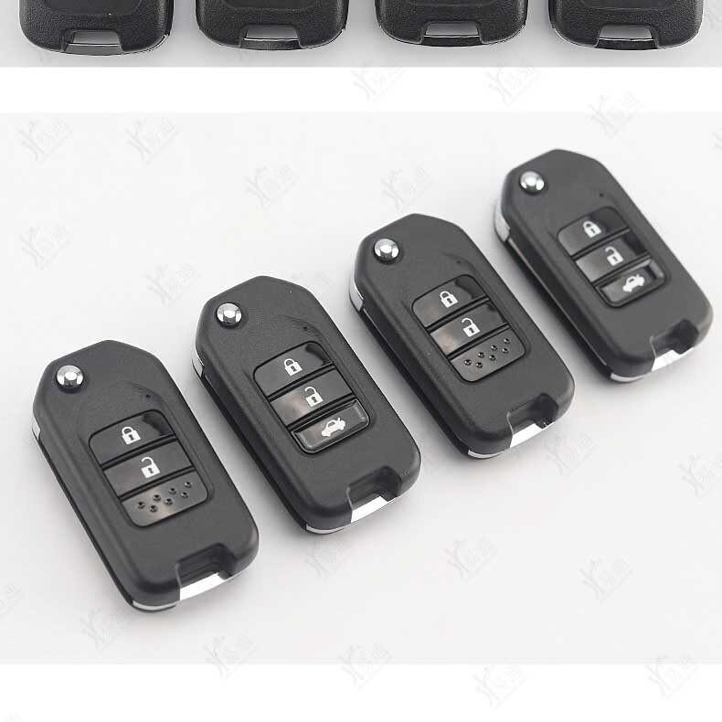 Compatible with Honda Civic, Brio, XRV, Fit, Lingpai, 9th Gen Accord Folding Key Remote Control