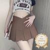 V-Waist Pleated High Waisted A-Line Mini Skirt – Sexy, College-Inspired Design