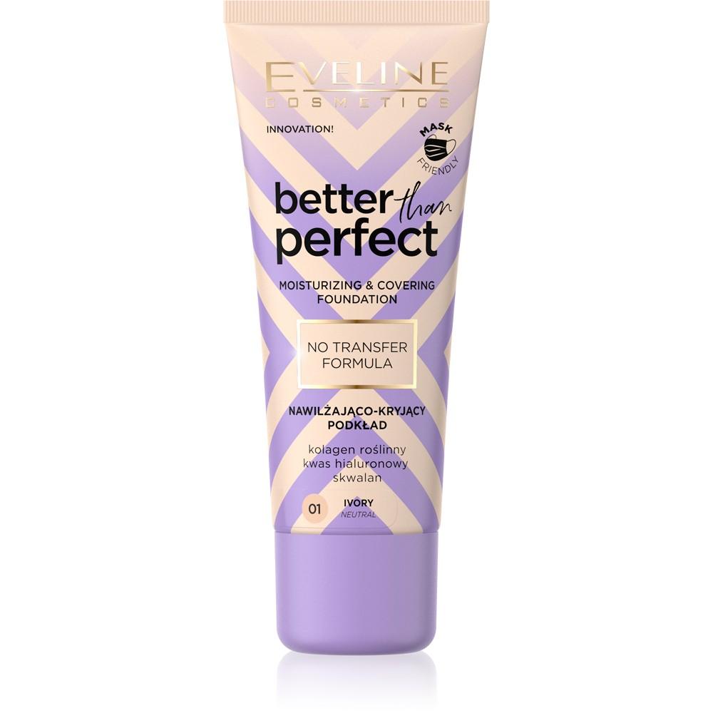 Eveline Cosmetics Better Than Perfect Moisturizing & Covering Foundation 01 Ivory Neutral