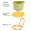 Detachable Kitchen Drain Basket Quickly Drain Fruit Washing Basin Sink Strainer Basket  Household