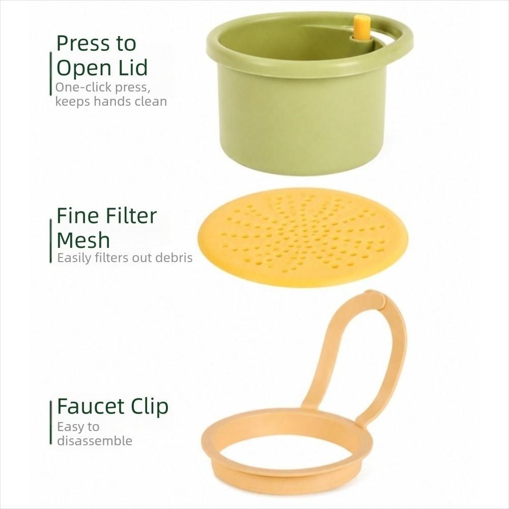 Detachable Kitchen Drain Basket Quickly Drain Fruit Washing Basin Sink Strainer Basket Household