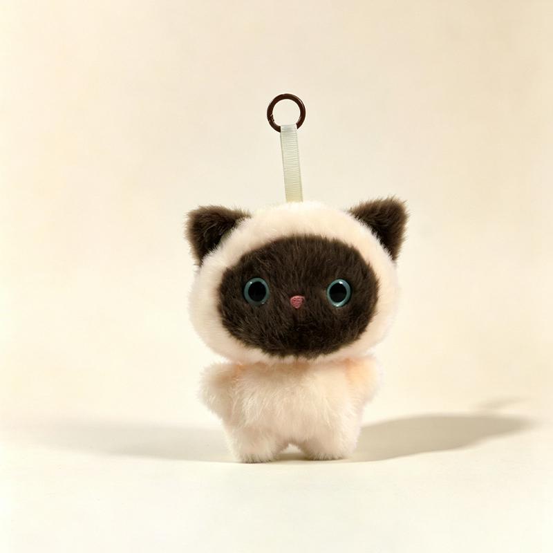 15cm Super Cute Animal Plush Pendant Mouse Fox Monkey Elephant Pig Rabbit Plush Doll Keychain Companion Doll Child Gift