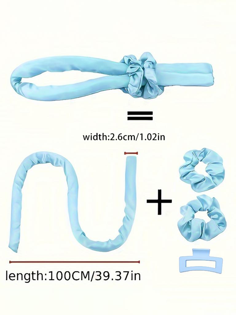 Isısız Bukle Çubuğu Saç Bandı Isısız Saç Bukle Maşası Uzun Saçlar İçin Uyumaya Uygun Isısız Saç Bukle Maşaları, Yumuşak Kauçuk Saç Bigudileri