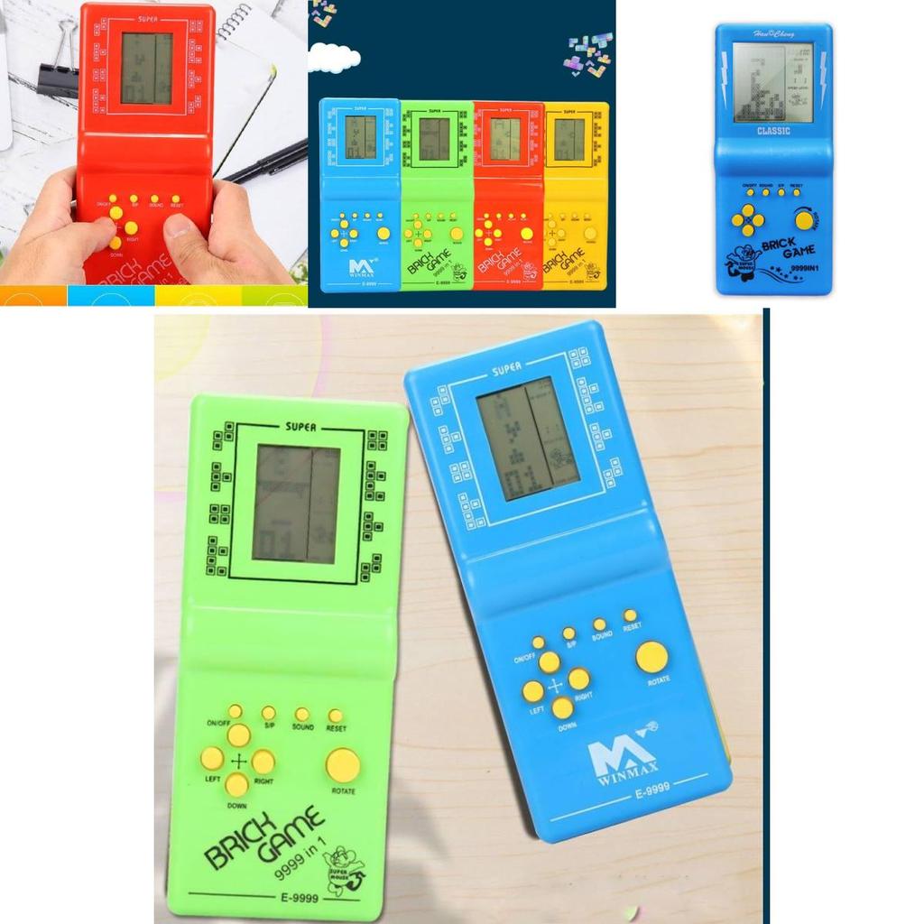 Retro Classic Children 8090 Handheld Console Big Screen Tetris Electronic Toy