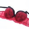 Bra Womens Lace Sexy Gathered Panties Set Bra Triangle Pants Adjustable Bra