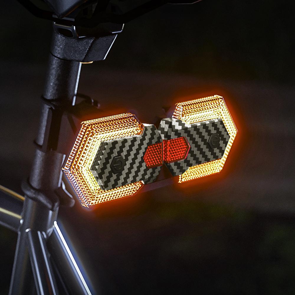 Bike Indicators Lights Wireless Remote Control Turn Signal Horn Taillight Waterproof Bike Warning Lamp Electric Bicycle Flashers
