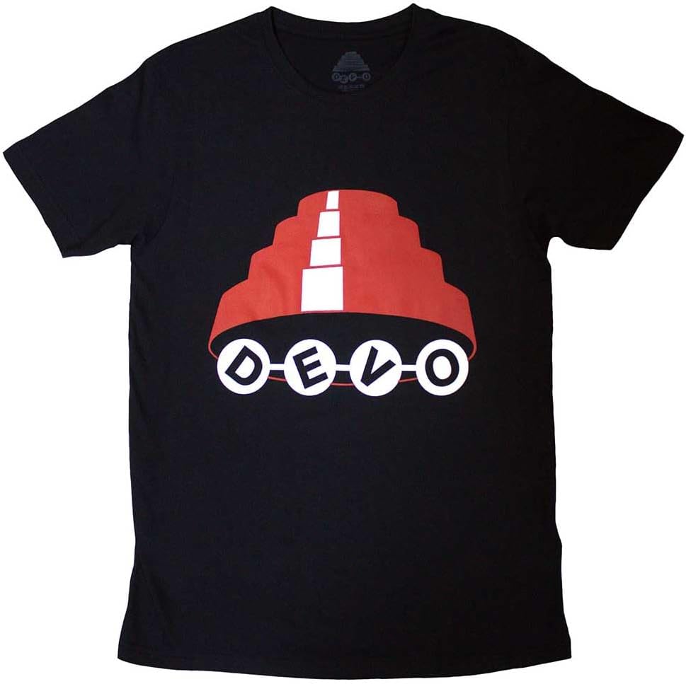 Rock Off officially licensed products Devo Dome Band Logo T Shirt Black S разноцветный