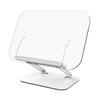 Adjustable Acrylic Book Stand 360 Degree Rotatable Base Optional for Tablets Laptops and Cookbooks Folding Holder