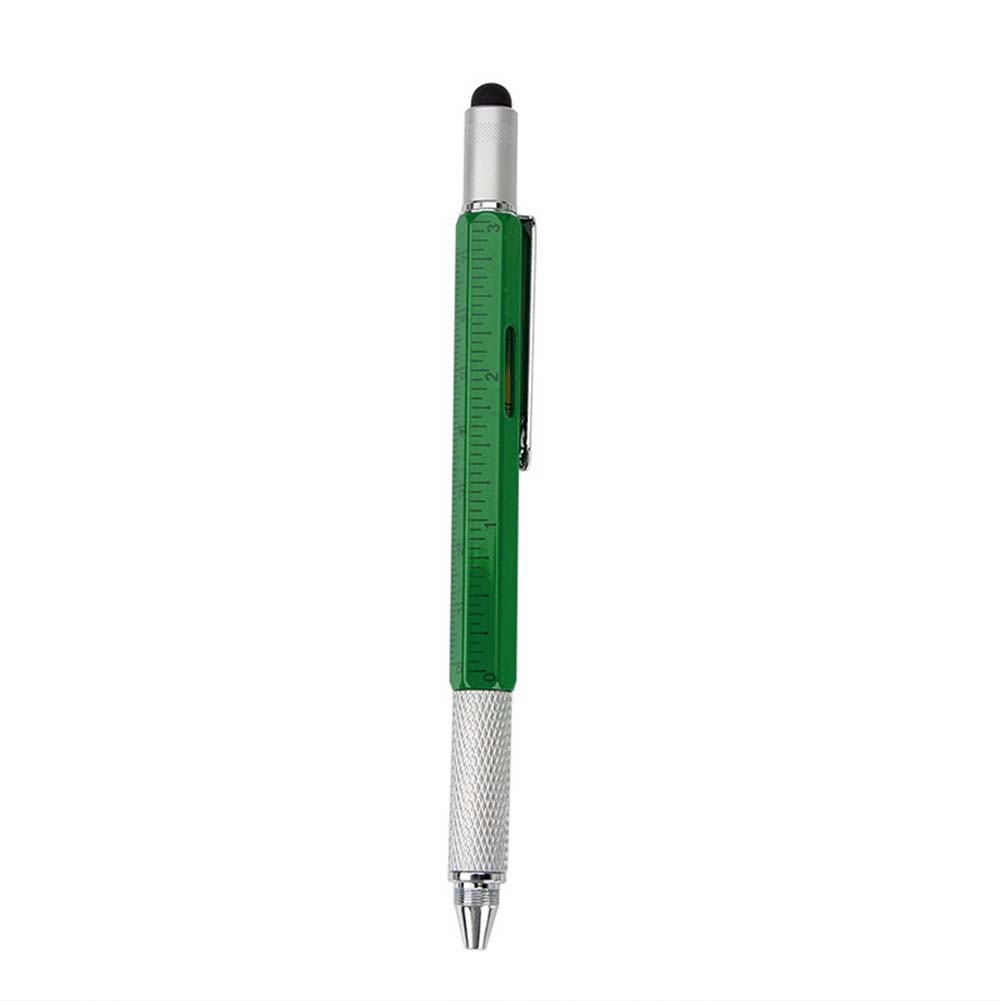 6-in-1 Multifunktionswerkzeug Stift Nivellierungsstift Touch Für Wasserwaage Skala Touchscreen Kugelschreiber Schreiner Schreinerwerkzeug