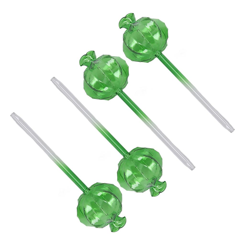4pcs Self Watering Flower Globes Decorative Automatic Plants Watering Bulbs with Stopper for Indoor
