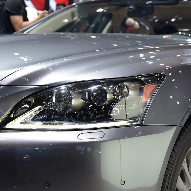 Applicable Lexus LS460/LS600HL (2013-2016) Black Base Headlight Rear Shell with Transparent Lampshade