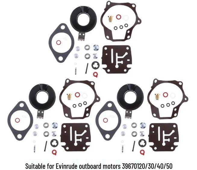 GN125 Carburetor Repair Kit - Professional Configuration with Picture Guide
