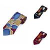 Stylish Men's Necktie Features Guitar And Drum Design For Music Enthusiasts And Casual Business Wear