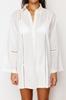 Women's Fashion New Shirt Black Woven Stripe Accessory 100% Cotton Shirt
