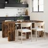 Dining Table 180 x 85 x 75 cm Wood Based Material Smoked Oak