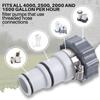 2-10PCS Replacement Hose Adapter Anti Leak Plastic Pool Drain Pump Thread Connection Valve Drain Adapter for Intex ARU