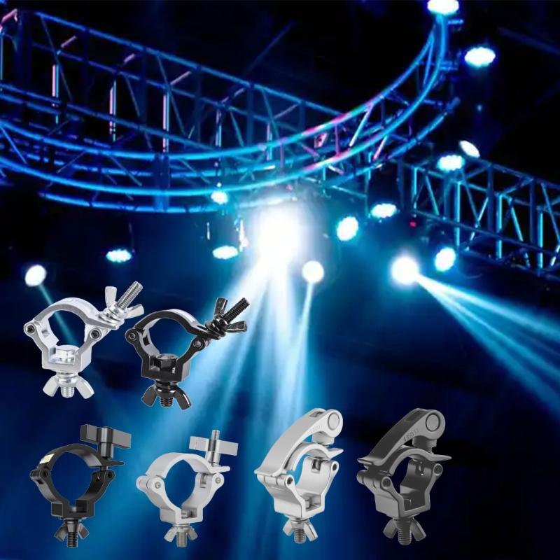 2pcs Light weight Stage Lighting Fixture Clamps Heavy Typt Construction for 32mm to 35mm Tube Mounting