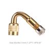 Brass Air Tyre Valve Cover Adapter Schrader Valve Stem with Extension for Car Motorcycle Outdoor Anti-resistance Parts