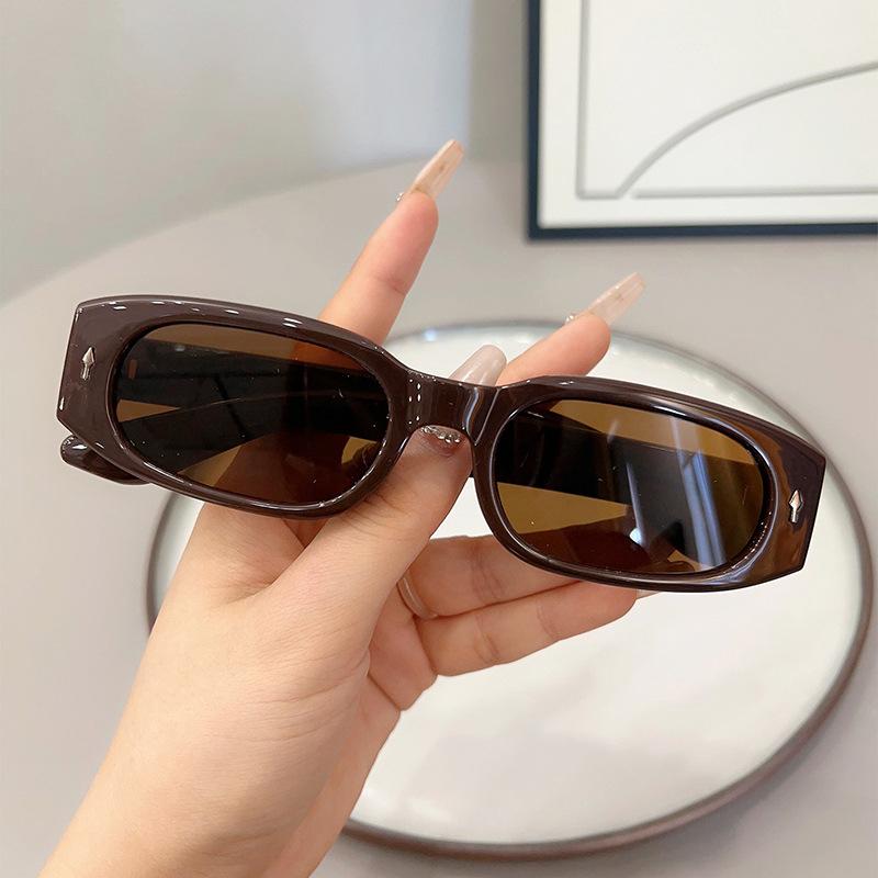 

JYL TS Pilot Sunglasses Unisex UV Protection Half Frame Z3769 A-8347