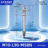 Hexagonal Anti-Rotation Mini Clamp Extension Rod with Leak-Proof Reinforced Seal for Various Clamps