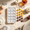 Funny Gag Gift Baking Mold Poop Chocolate Mold, 15 Cavity Silicone Tray, Non-stick Heat Food Grade Candy Tray Resistant Dessert for Fondant Jelly