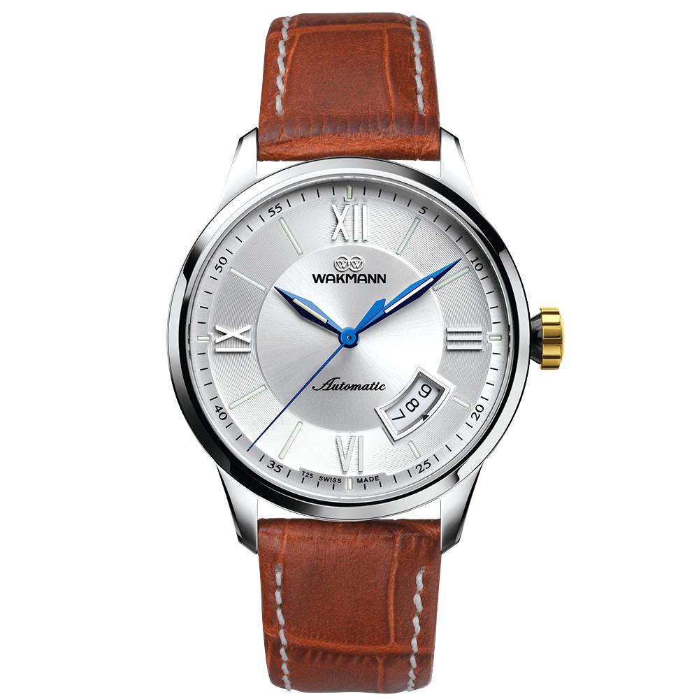 

WAKMANN Wristwatch Mechanical Swiss Made Men’s Watch WM0306.165.82