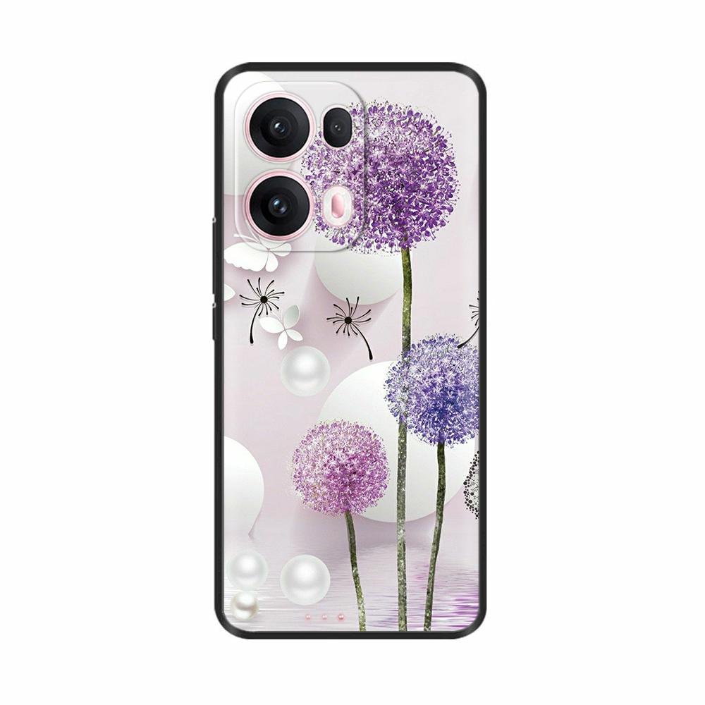 Silicone Case For OPPO Reno 13 Pro Cover CPH2697 PKK110 Cute Cartoon Painted Shockproof Fundas For OPPO Reno 13 5G Reno13 Covers